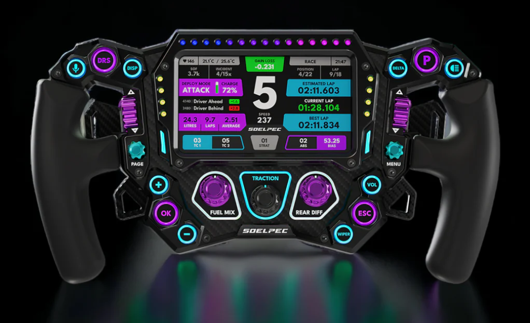 SOELPEC Spectra XR Steering Wheel – Kiwi Simulators