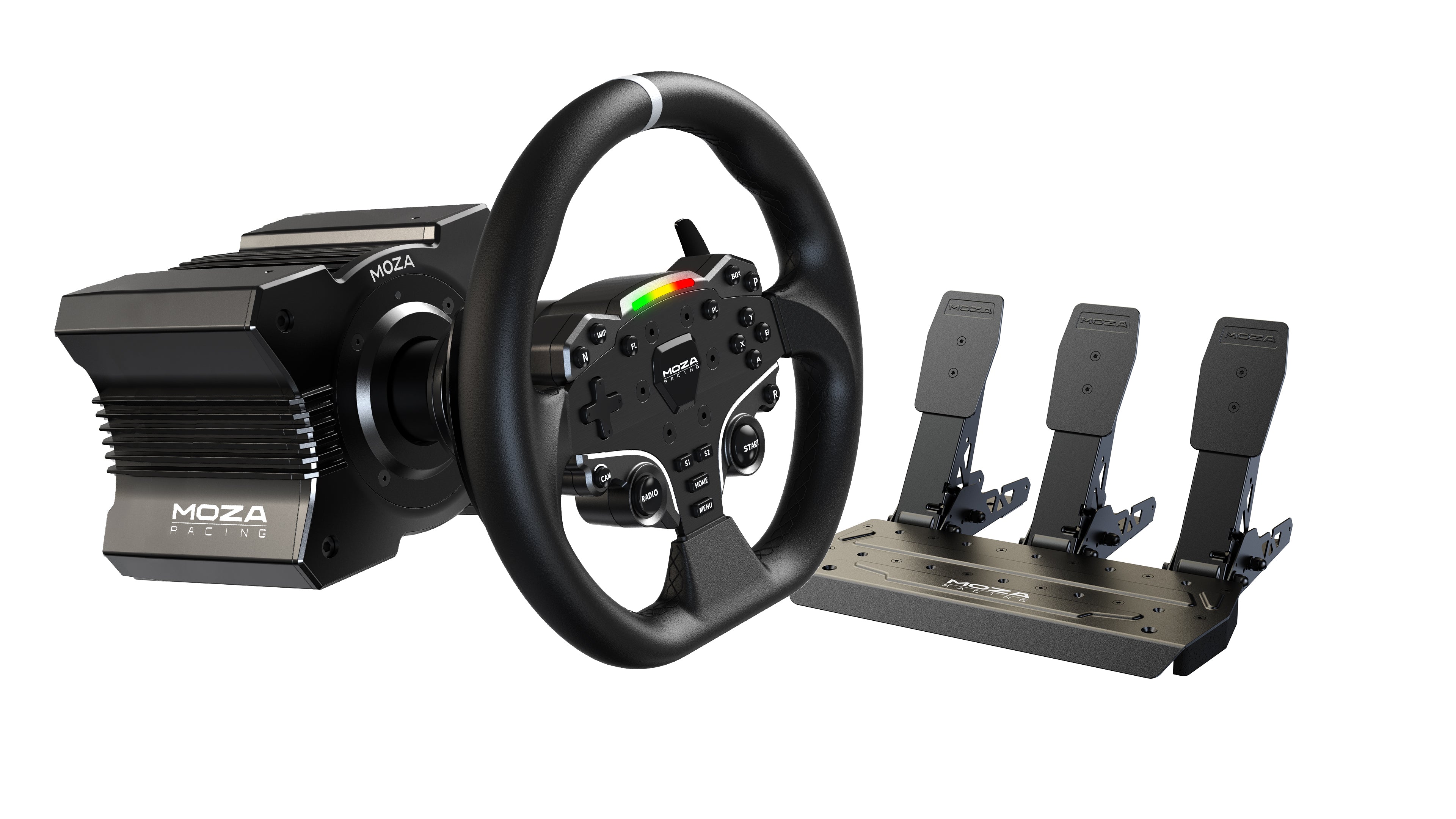 MOZA Racing R5 Wheel & Pedal Bundle
