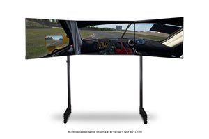 Next Level Racing Elite Free standing Triple Monitor Stand Add-On - Carbon Grey