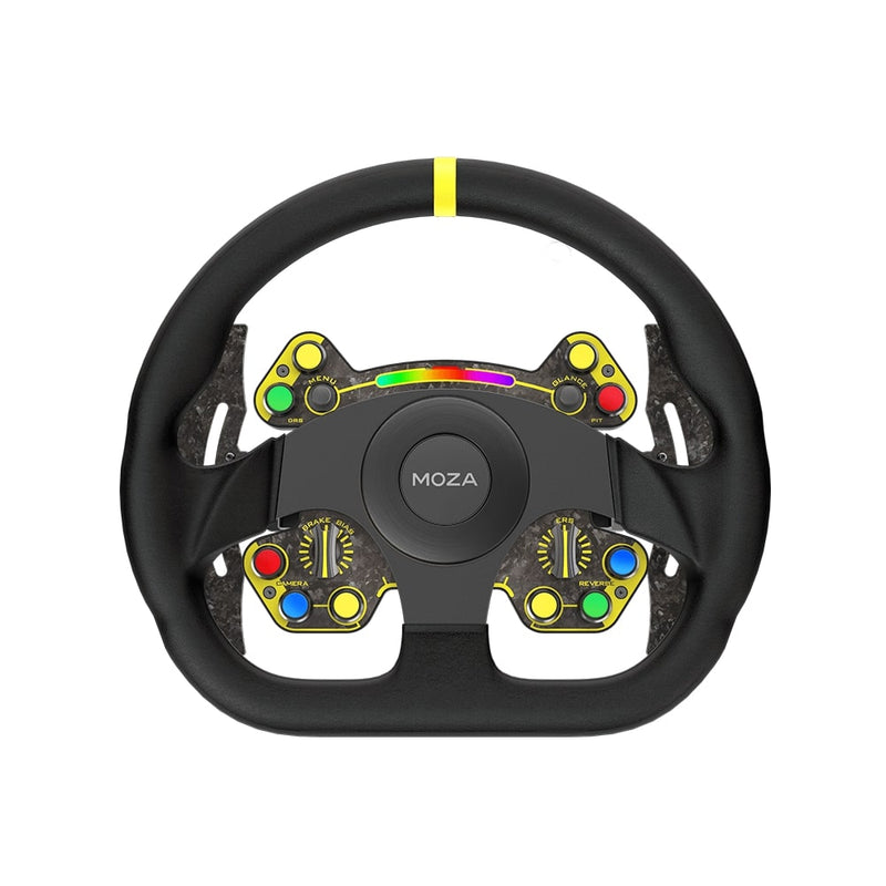 MOZA Racing RS Steering Wheel - D Shape + Leather Grips